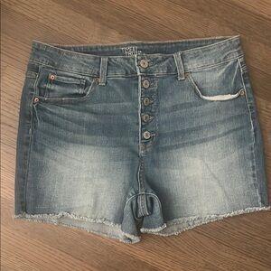 Time and Tru Blue Jean Shorts